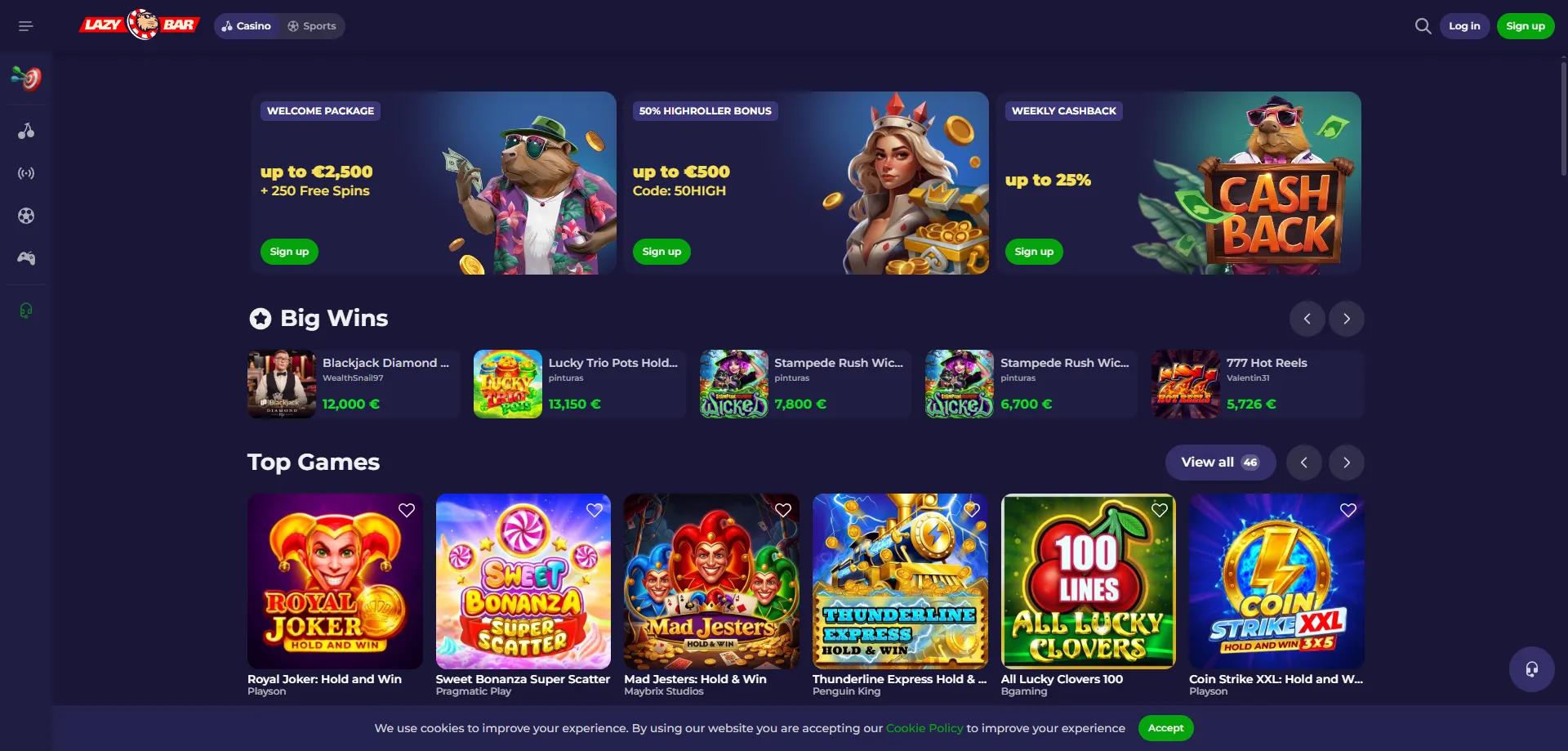 Lazybar Casino Italia recensione completa 2026 &mdash; panoramica piattaforma